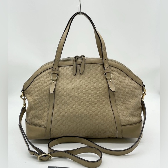Gucci Handbags - Gucci GG Microguccissima Beige 2way bag & crossbody
